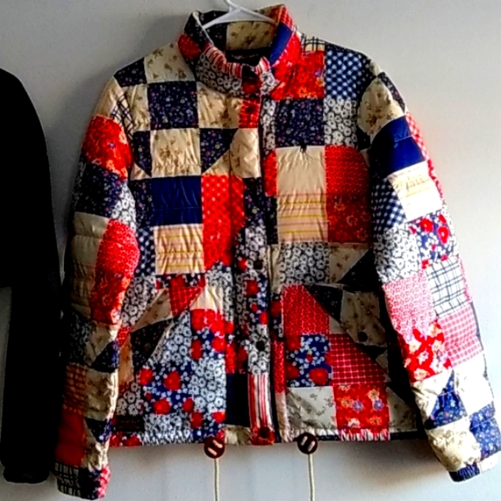 Polo patchwork winter coat